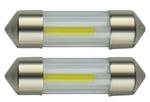 C5W autolamp 2 stuks | LED festoon 31mm | COB warmwit 3000K | 12 Volt
