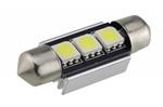 Auto LEDlamp 2 stuks | LED festoon 39mm | 3-SMD daglichtwit 6500K | CAN-BUS | 12 Volt