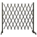 vidaXL Tuinlatwerk 180x100 cm massief vurenhout grijs