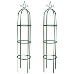 vidaXL Tuinboogtorens 2 st