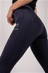 Junior Silver Detailed Tights F/G - Navy 