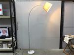 (380) Verstelbare staande lamp zwarte 230 cm hoog