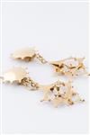 Gouden lange oorhangers