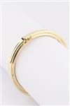 Gouden bangle met scharnier sluiting