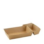 FSC® kraft/PLA coated snackbakje 205 x 125 x 45 mm