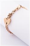 Gouden schakel armband