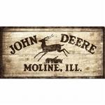 John Deere Moline ill.reclamebord