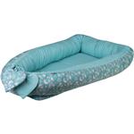 Bubaba Babynest - omkeerbaar - Blue Birds (95x60cm)