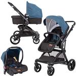 FreeON Vivere Combi kinderwagen Blauw (incl. autostoel)