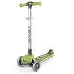 Kick n Roll Scooter - Opvouwbare aluminium step met LED wielen - Groen