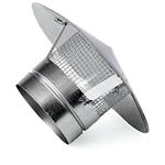Regenkap met gaas 225 mm