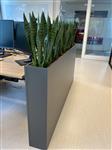 Houten plantenbak voor op kantoor | 170x30x90cm