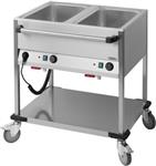 Bain Marie Trolley 2xGN1/1 H