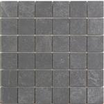 Ardosia Grigio grijs mozaiek leisteenlook 5x5 op matten van 30x30 cm