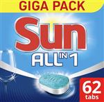 Sun All-in-1 Vaatwastabletten Normaal - 62 tabletten