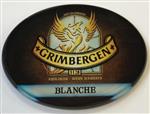 Occasion - Ovale taplens Grimbergen blanche plat
