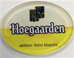 Occasion - Ovale taplens Hoegaarden witbier plat