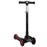 MoMi Scooter Step Vivio - Kinderstep met 3 LED wielen - Zwart