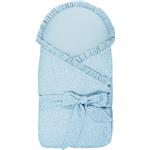 Bubaba Nanny Bag wikkeldeken - Draagdoek - Lovely Hearts Blue (0-6mnd)