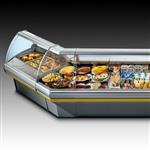 Koeltoonbank luxe model 258 cm met gebogen glas (Demo)