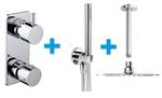 One-Pack inbouwthermostaatset type 20 (20cm ufo)
