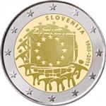 Slovenië 2 Euro 2015 30 Jaar Europese Vlag