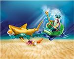 PLAYMOBIL Koning der zeeën met haaienkoets - 70097