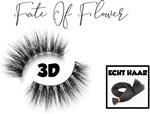 Fate Of Flower 3D Wimpers 100% Echt Haar - Zwart - 1 Paar