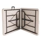 Tafel - Opvouwbaar - Rechthoekig - 183 x 76 cm - Wit - L001