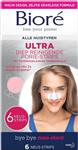 Biore 6 ultra reinigende poriestrips - 6 strips