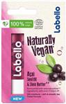 Labello Naturally Vegan Açai Seed Oil & Shea Butter Lipbalsem 5,2 ml