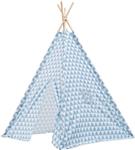 Lucy's Living Luxe Tipi Tent TRIANGL blauw - 120 x 120 x 150 cm