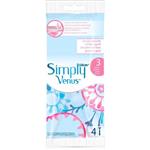 Gillette Simply 3 Venus Wegwerpmesjes - 4 Stuks