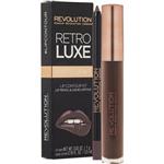 Makeup Revolution Retro Luxe Metallic Lip Kit - Glory