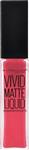 Maybelline Color Sensational Vivid Matte Liquid Lipstick - 20 Coral Courage