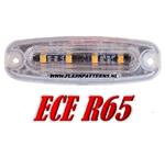 ECO-R4 Led flitser ECER65 12-24V Super Plat Blauw