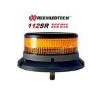 112SR Extreem LED Zwaailamp Oranje Hoog Kwaliteit en Super Fel 18 X 3 Watt 12/24V ECE-R65 Klasse 1 &