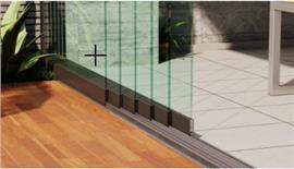 Glazenschuifwand | 6-Rail Glazen Schuifwand helder