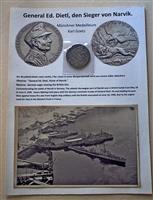 Dietl, Sieger von Narvik, 1940 medaille-foto s