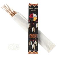 Native spirits wierook Medicijnwiel - Musk  -12 sticks