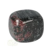 Granaat in Biotiet trommelsteen Nr 22 - 21 gram