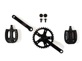 BERG Crank set 90, 28T + pedalen