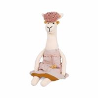 Handgemaakte Knuffel Lama Carmen 65cm Carmen