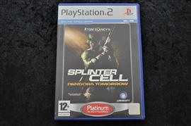 Tom Clancys Splintercell Pandora Tomorrow Playstation 2 PS2 Platinum Geen Manual