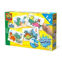 SES My first - Kleuren met water - Dinos