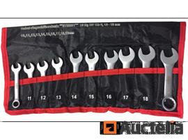 10 delige korte steek ringsleutelset Stubby