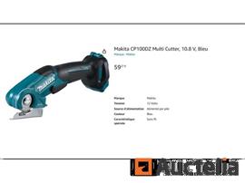 Meerdere frees MAKITA CP100DZ