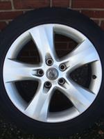 17Originele Opel Velgen en Banden Steek 5x115 