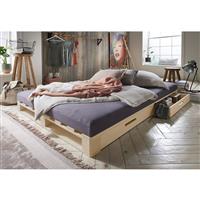 Pallet 2-persoonsbed - Naturel - Beds and More