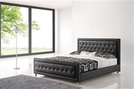 Ledikant Angeline 160x200  Wit PU skin leder